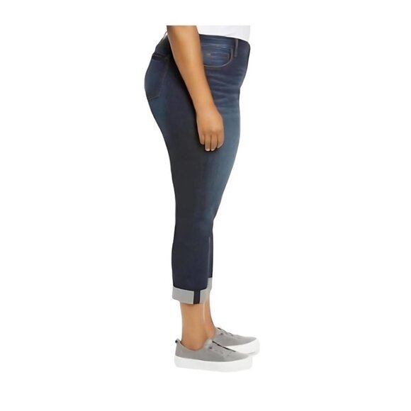 Kut From The Kloth Womens Dark Wash High Rise Boyfriend Jeans Plus Sz 12 W New - Picture 3 of 10